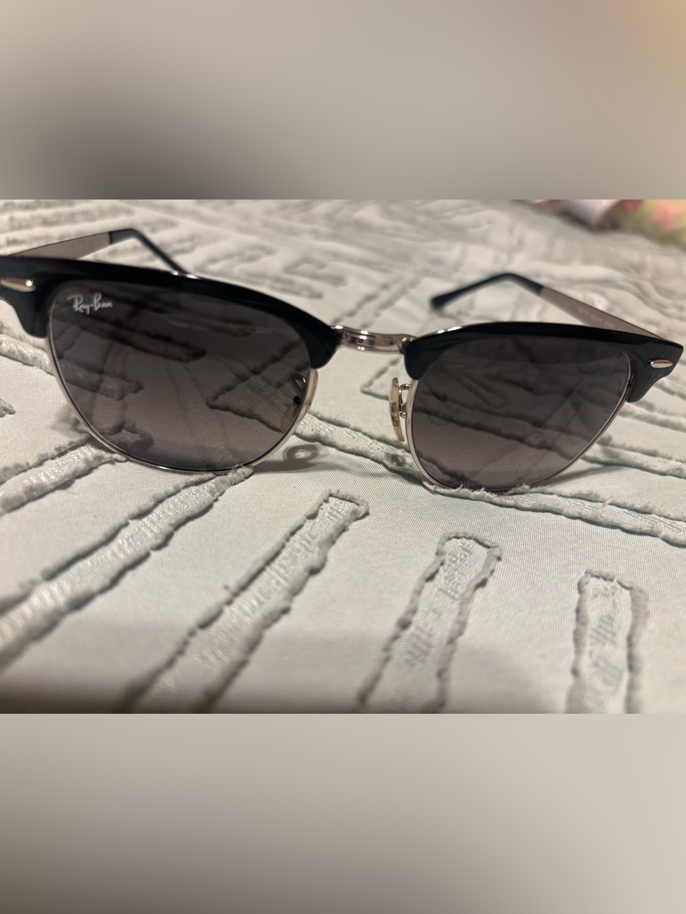 Ray-Ban Clubmaster Sunglasses - Black and Silver